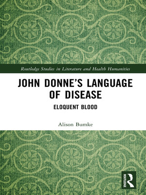 cover image of John Donne's Language of Disease